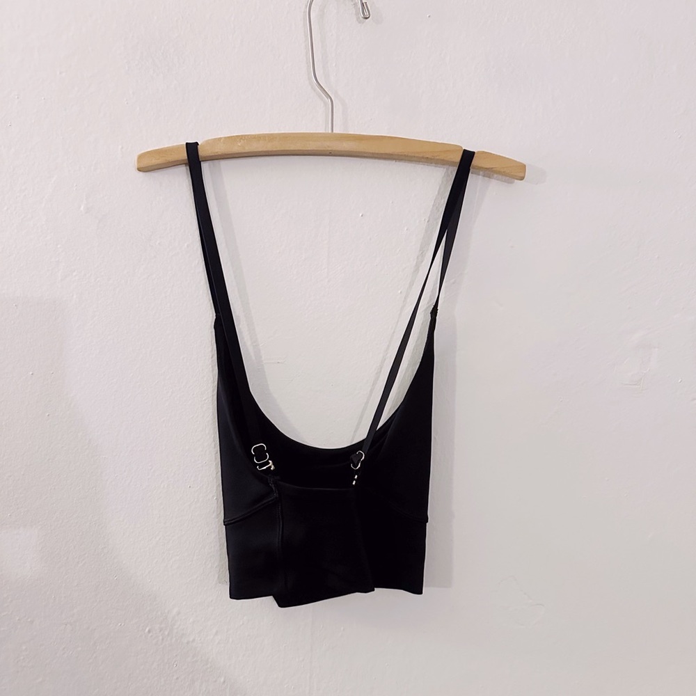 HaH We Are Hot As Hell Bra Bralette Black Crossback Pull On - Picture 3 of 5